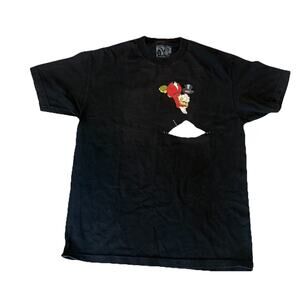 The Street Vault DC Scrooge McDuck Graphic T-Shirt Size Large Black Cotton